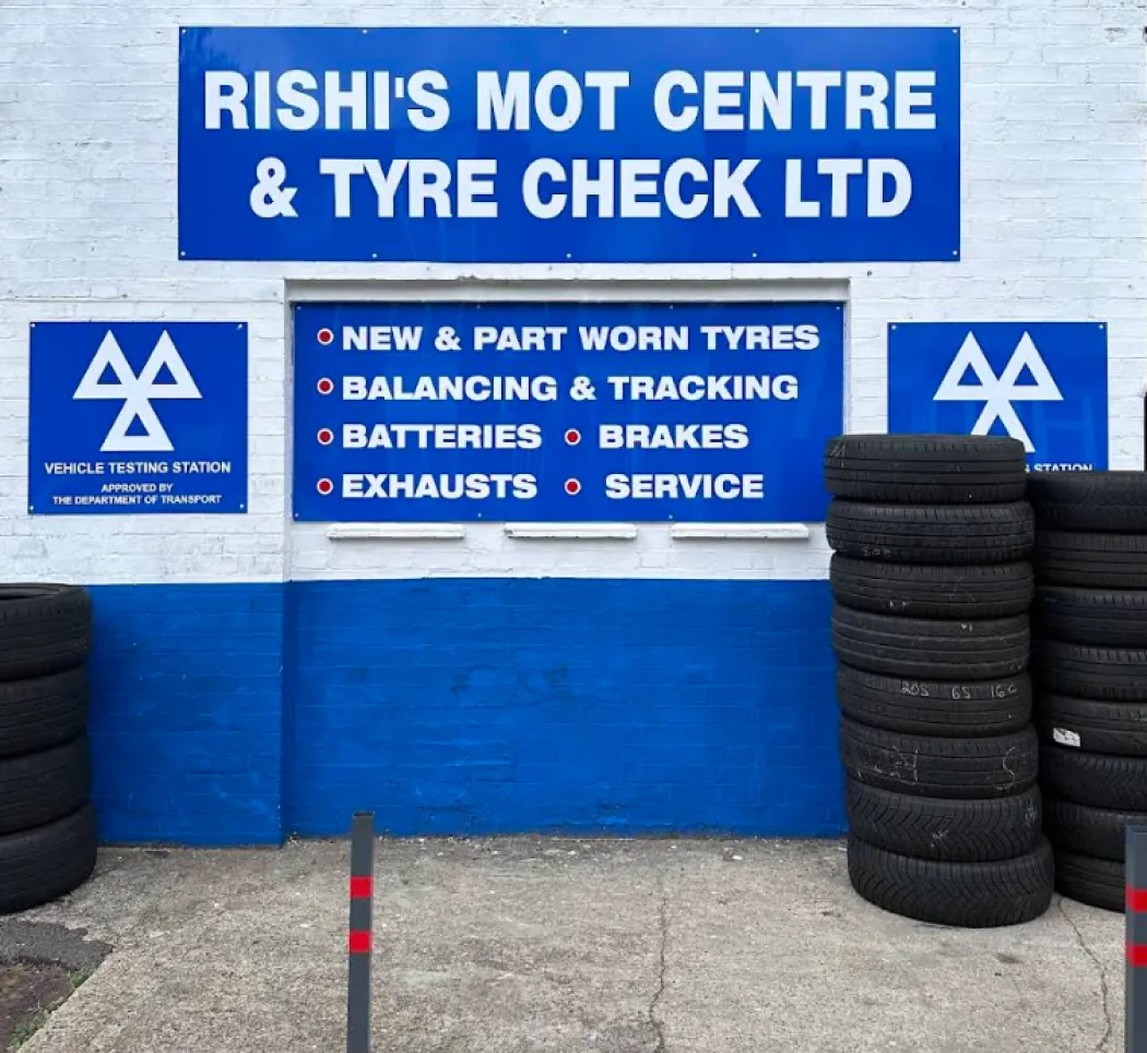 Rishi’s MOT Centre workshop in London